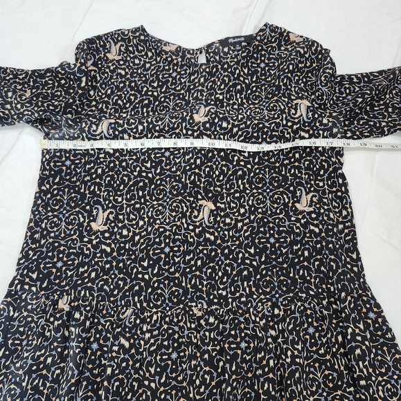 Madewell XS Fiesta Paisley Silk Bell Sleeve - Picture 5 of 8